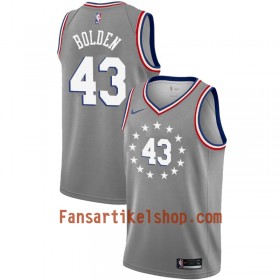 Philadelphia 76ers Trikot Jonah Bolden 43 2018-19 Nike City Edition Grau Swingman - Herren